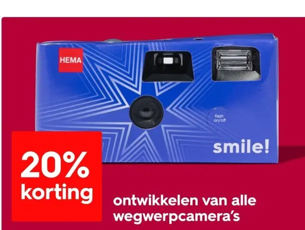 Aanbieding: wegwerpcamera