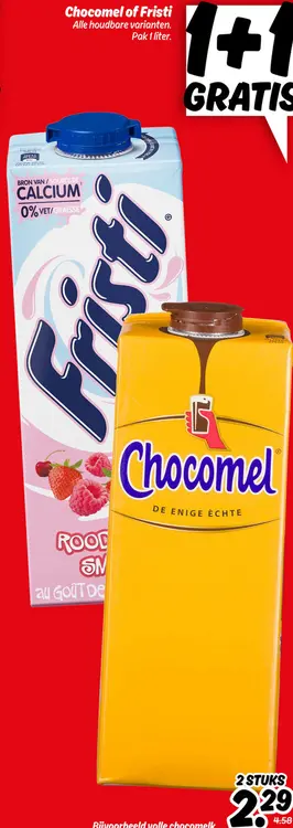 Aanbieding: Chocomel of Fristi