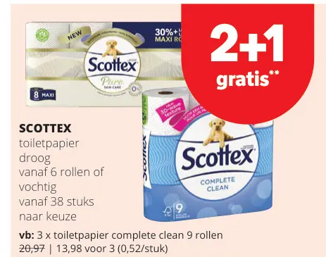 Promotie: Toiletpapier