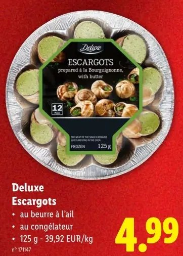 Offre: Deluxe Escargots