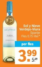 Aanbieding: Sol y Nieve Verdejo-Viura