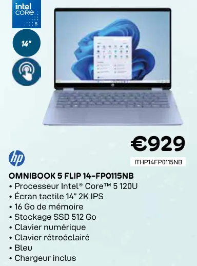 Offre: Omnibook 5 flip 14-fp0115nb