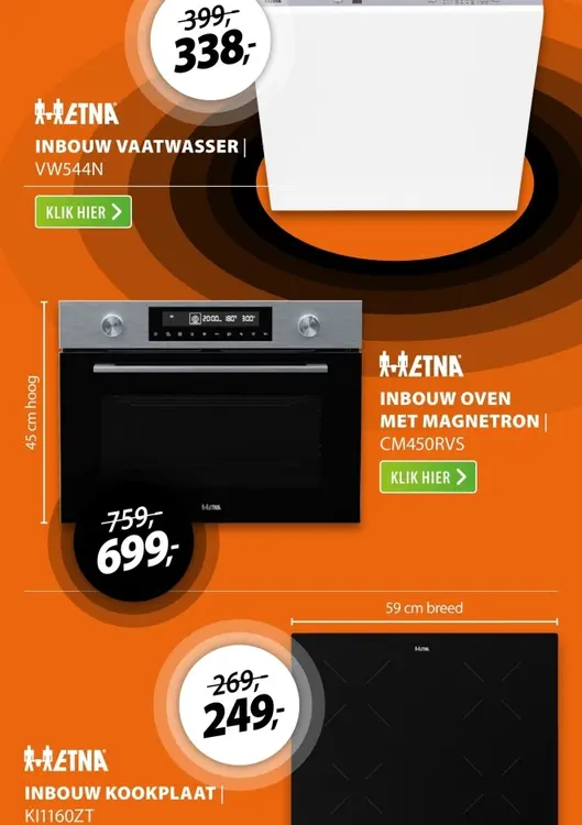 Aanbieding: Inbouw vaatwasser