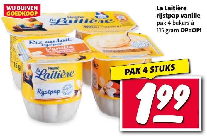 Aanbieding: Rijstpap vanille