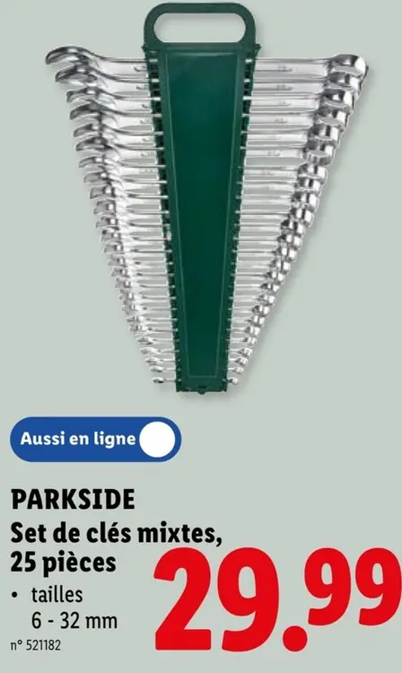 Offre: Set de clés mixtes