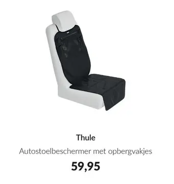 Aanbieding: Autostoelbeschermer met opbergvakjes