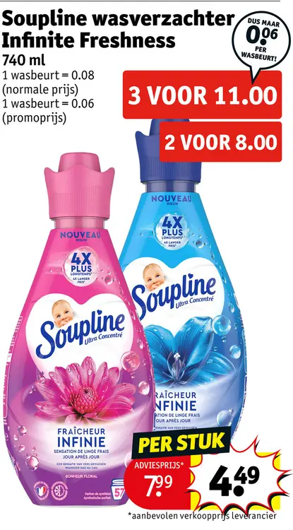 Promotie: Wasverzachter Infinite Freshness