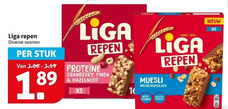 Aanbieding: Liga repen