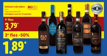 Aanbieding: Italiaanse rode wijnen