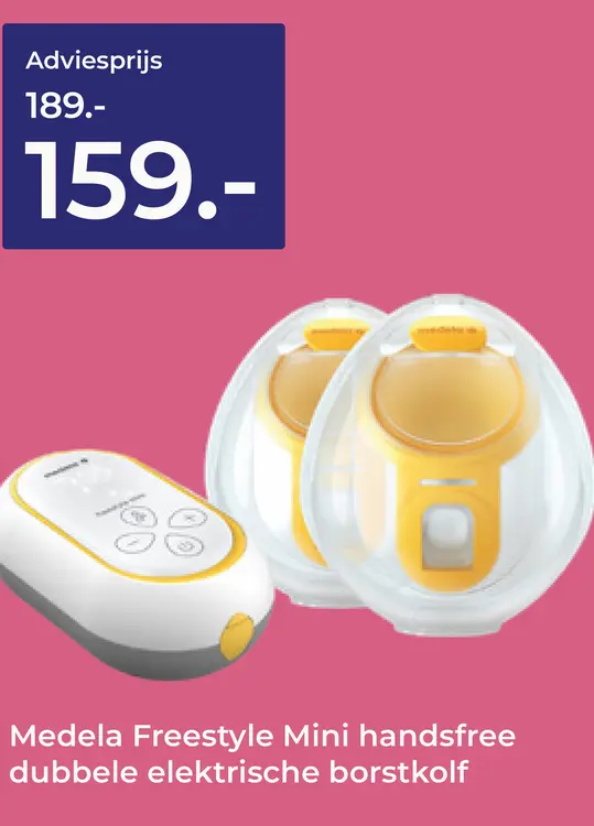 Aanbieding: Freestyle Mini handsfree dubbele elektrische 