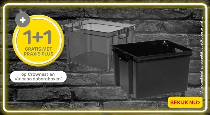 Aanbieding: Crownest en Vulcano opbergboxen