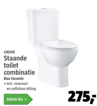 Aanbieding: Staande toilet combinatie