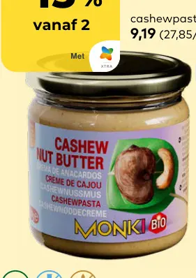 Promotie: cashew- of amandelpasta