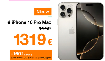 Aanbieding: iPhone 16 Pro Max