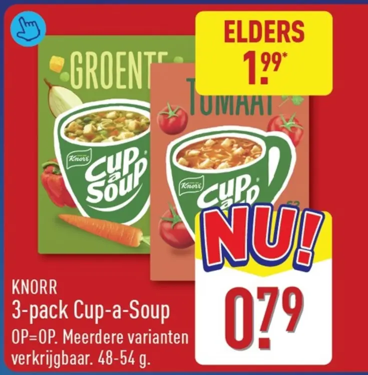 Aanbieding: 3-pack Cup-a-Soup