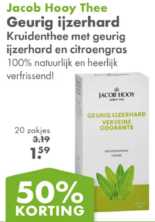 Aanbieding: Thee Geurig ijzerhard