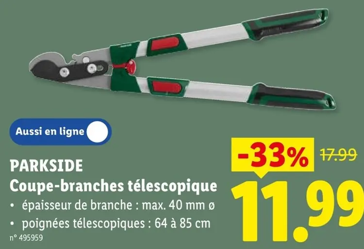 Offre: Coupe-branches télescopique