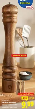 Aanbieding: Zout- en/of pepermolen