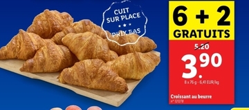 Offre: Croissant au beurre