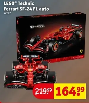 Promotie: LEGO Technic 42207 Ferrari SF-24 F1 Auto