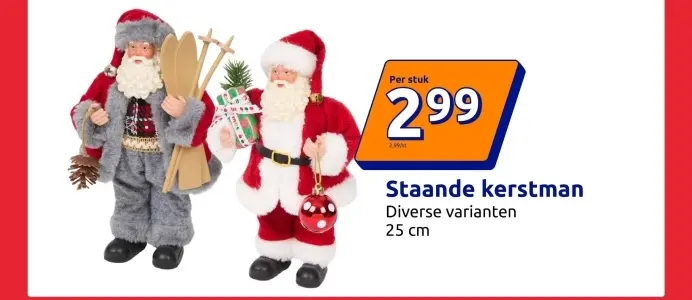 Aanbieding: Staande kerstman
