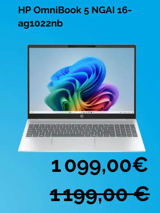 Offre: OmniBook 5 NGAI 16-ag1022nb