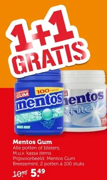 Aanbieding: Mentos Gum