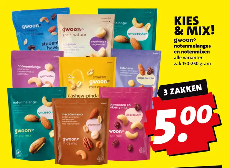 Aanbieding: Notenmelanges en notenmixen
