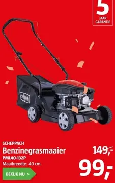 Aanbieding: Benzinegrasmaaier