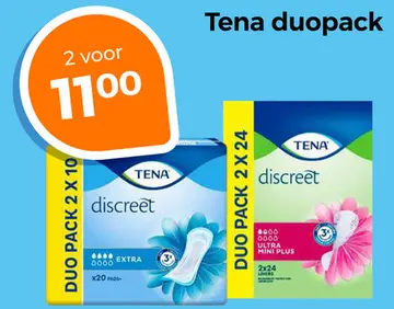 Aanbieding: Tena duopack Discreet