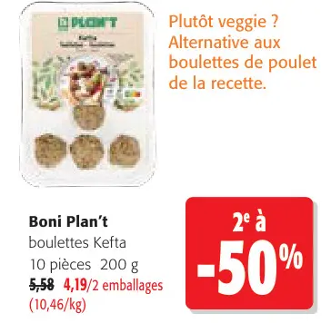 Offre: boulettes Kefta
