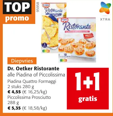 Promotie: Dr. Oetker Ristorante alle Piadina of Piccoli