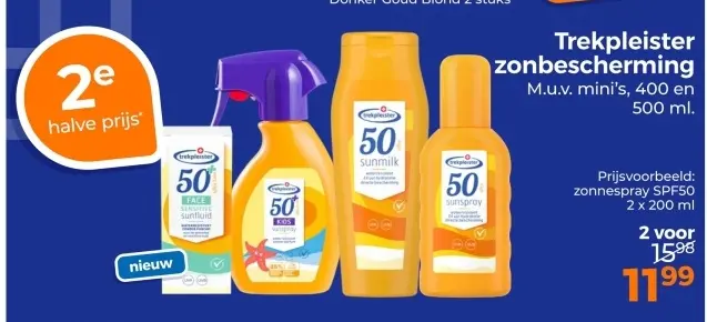 Aanbieding: Trekpleister zonbescherming