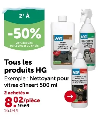 Offre: Nettoyant pour vitres d'insert