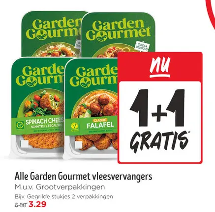 Aanbieding: Alle Garden Gourmet vleesvervangers