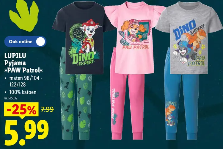 Promotie: LUPILU Pyjama