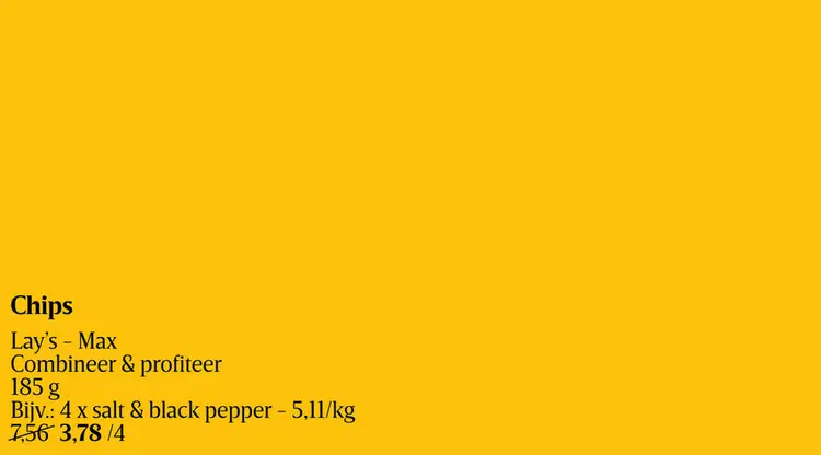 Promotie: Chips | Naturel