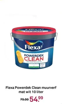 Aanbieding: Flexa Powerdek Clean muurverf
