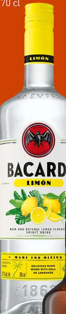 Aanbieding: Bacardí Limón 70CL