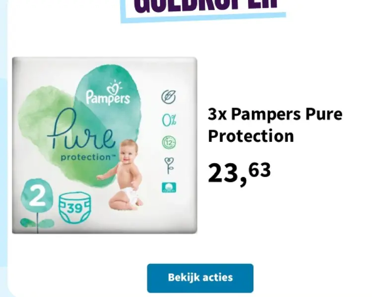 Promotie: Pampers Pure Protection