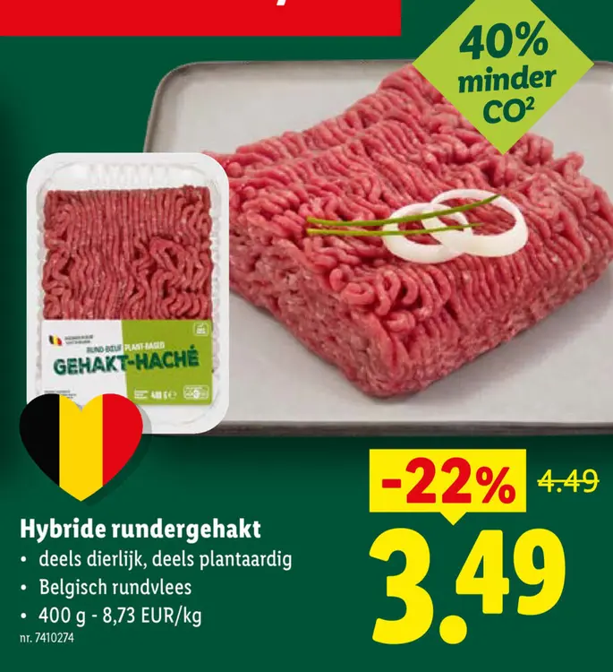 Promotie: Hybride rundergehakt