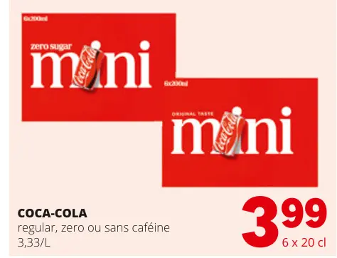 Offre: COCA-COLA mini