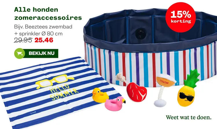 Aanbieding: Alle honden zomeraccessoires
