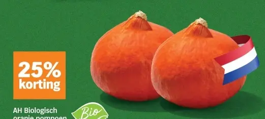 Aanbieding: Biologisch oranje pompoen
