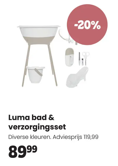 Aanbieding: Luma bad & verzorgingsset