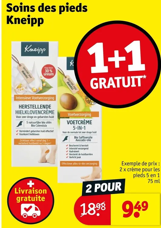 Offre: Soins des pieds