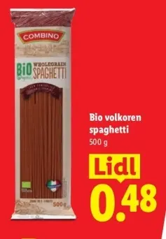 Aanbieding: Bio volkoren spaghetti