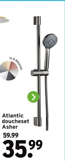 Aanbieding: doucheset Asher