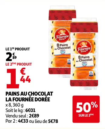Promotie: Pains au chocolat