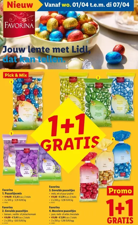 Promotie: Paaseitjes